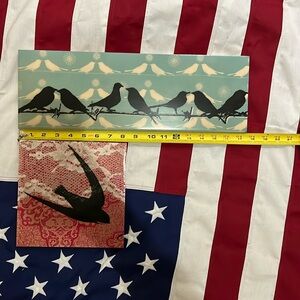 Wall art (2) with birds